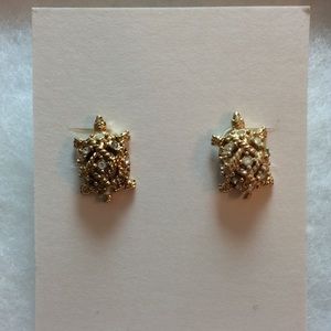 Kate Spade turtle post earrings